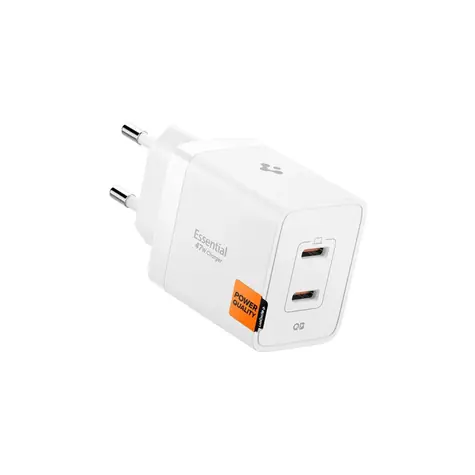 Spigen Essential EE472EU 47W / biela / Nabíjačka / 2x USB-C