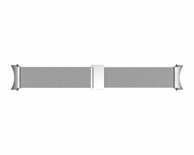 Rozbalené - Samsung Kovový remienok 20mm z ťahu pre Samsung Galaxy Watch 4 (44mm) ML strieborná / rozbalené
