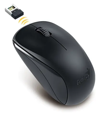 Genius NX-7000 čierna / 1200 dpi / Blue-Eye senzor / bezdrôtová 