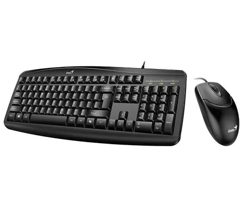 Genius SMART KM-200 čierna / Drôtový set / Copilot / USB / CZ+SK layout