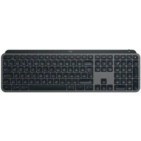 Logitech MX Keys S US sivá / bezdrôtová klávesnica / USB-C / BT / US layout 