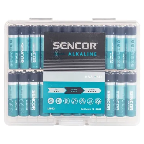 Sencor SBA LR03 48 BOX Alkalická batéria AAA (48ks)