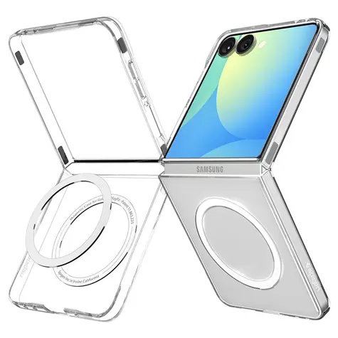Spigen Air Skin Magsafe ochranný kryt pre Samsung Galaxy Z Flip 7 číra