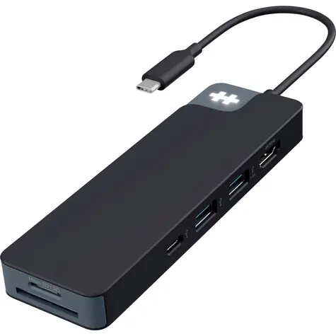 Targus HyperDriveFlex 8 Port USB-C Hub čierna / HDMI / 2x USB / USB-C 100 W PD / 3.5 mm jack / SD & micro SD