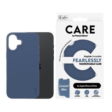 PanzerGlass CARE kryt Apple iPhone 16 PLUS MagSafe Fearlessly modrý