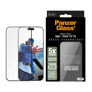 PanzerGlass Ceramic Apple iPhone 16 Pro Max s inštalačným rámčekom