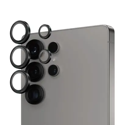 PanzerGlass Hoops Samsung Galaxy S25 Ultra čierne ochranné krúžky pre šošovky fotoaparátu