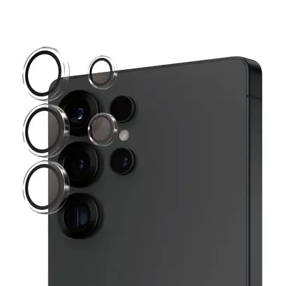 PanzerGlass Hoops Samsung Galaxy S25 Ultra číre ochranné krúžky pre šošovky fotoaparátu