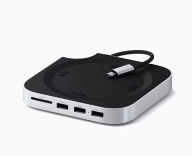 Satechi Mac Mini M4 Stand & Hub s SSD Enclosure biela / USB-C / 3xUSB-A / pre M.2 SSD