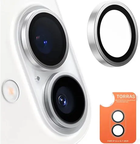 Torras Lensguard sklo na fotoaparát pre Apple iPhone 16 Pre sivá