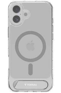 Torras Pstand Series Ochranné púzdro pre Apple iPhone 16 transparentné