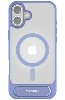 Torras Pstand Series Ochranné púzdro pre Apple iPhone 16 modrá
