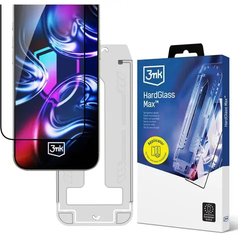 3mk HardGlass Max FrameFit ochranné sklo pre Apple iPhone 15 PLUS/16 PLUS