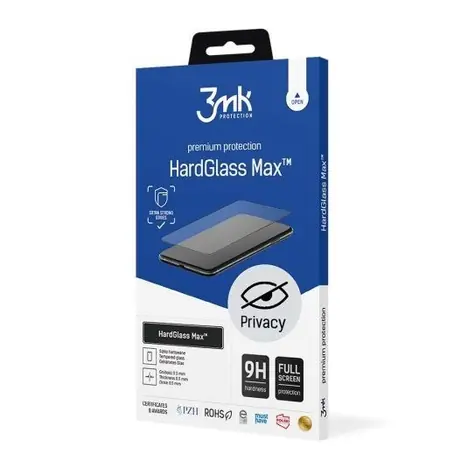 3mk HardGlass Max Privacy ochranné sklo pre Apple iPhone X/XS/11 Pro Black