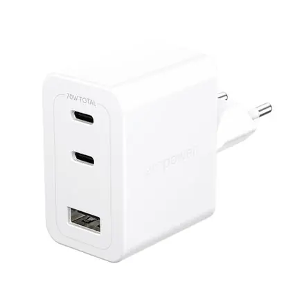 PanzerGlass empower 70W Charger 2x USB-C 1x USB-A biela