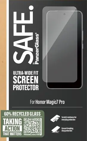 PanzerGlass SAFE Tvrdené sklo UWF pre Honor Magic7 Pre čierna