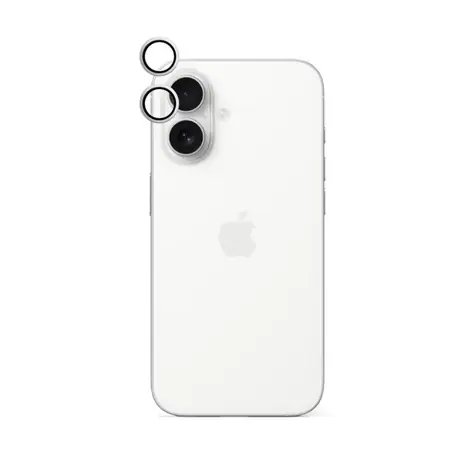 Epico Aluminium Lens Protector ochranná šošovka pre Apple iPhone 16/16 PLUS - biela