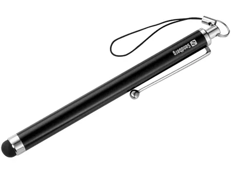 Sandberg Touchscreen Stylus Pen Saver čierna / Dotykové pero s gumovým hrotom