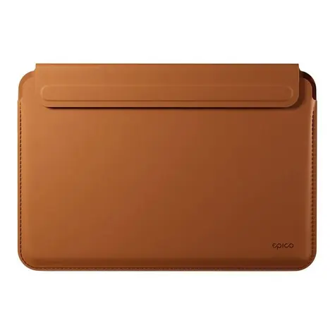 Epico Uni Leather Sleeve compatible with 14" Laptops hnedá / púzdro na notebook