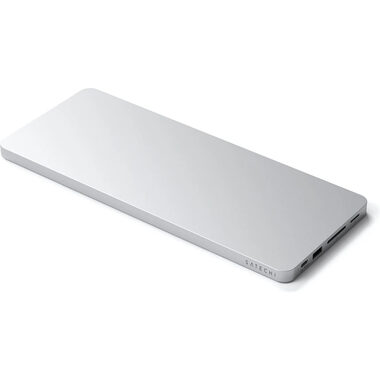 Satechi USB-C Slim Dock strieborná / Dokovacia stanica pre Apple iMac 24" 2021/2023 / 2x USB-C / 2x USB-A / microSD / SD 