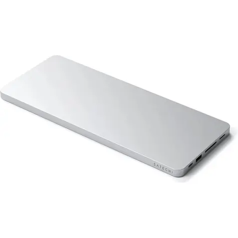 Satechi USB-C Slim Dock strieborná / Dokovacia stanica pre Apple iMac 24" 2021/2023 / 2x USB-C / 2x USB-A / microSD / SD 