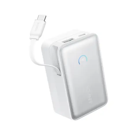 Anker Nano 10000mAh biela / Powerbanka / 45W s káblom / USB-C