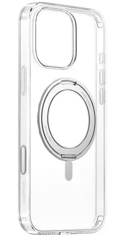 Baseus SkyRing 360° Magnetické puzdro so stojanom pre Apple iPhone 16 Pre transparentné