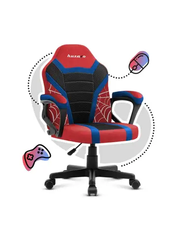 Huzaro Ranger 1.0 MESH Spider / Detská herná stolička / nastaviteľná / nosnosť až 130 kg / látka & sieťovina