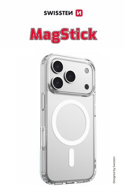 Swissten CLEAR JELLY MagStick Puzdro pre Apple iPhone 17 Pre Max transparentné