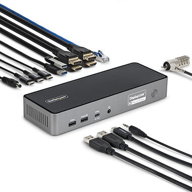 StarTech Triple-Monitor USB-C - Dokovacia stanica / HDMI / DisplayPort / 2.5GLAN / napájanie 140 W 
