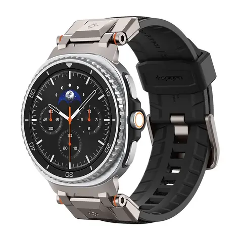 Spigen DuraPro Armor remienok pre Samsung Galaxy Watch 8 46 & 44 & 40 mm čierna