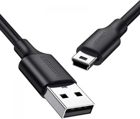 Ugreen US132 USB kábel - mini USB čierna / 480 Mbps / 2m 