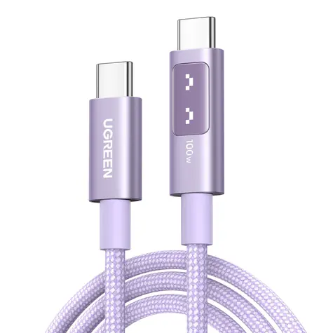 Ugreen 65092 Uno USB-C/USB-C PD Fast Charging Cable 1m fialová / 100 W