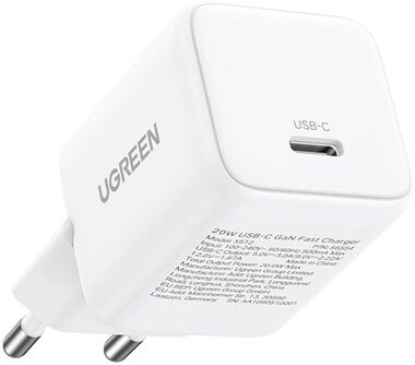 Ugreen Nexode N Series X513 GaN biela / 1x USB-C / 30W