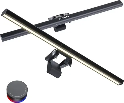 BlitzWolf BW-CML6 čierna / Monitorová lampa / 6W / LED + RGB / 2800-6500K
