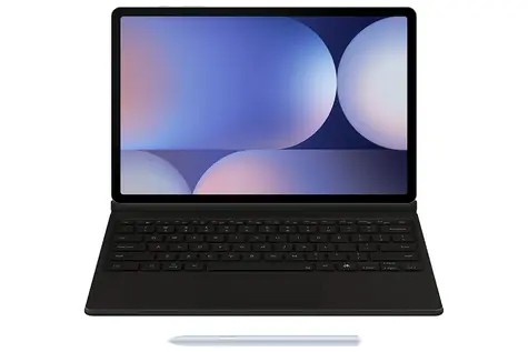 Rozbalené - Samsung EF-DX825UBE Book Keyboard Puzdro pre Samsung Galaxy Tab S9+/S9 FE+/S10+ čierna / rozbalené