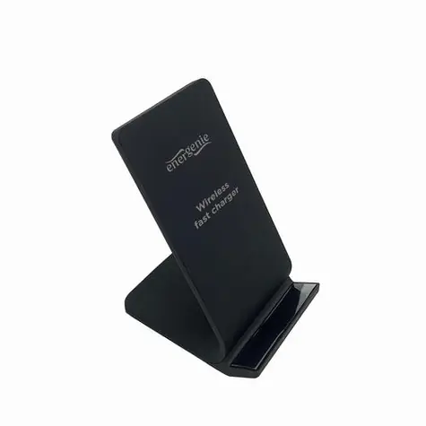 Gembird bezdrôtová QI nabíjačka / so stojanom / 10W / USB / čierna