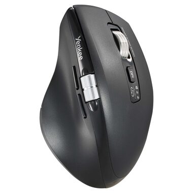 YENKEE YMS 2095B SPIN čierna / bezdrôtová myš / optická / 4800 DPI / 7 tlačidiel / 2.4GHz / Bluetooth 5.1