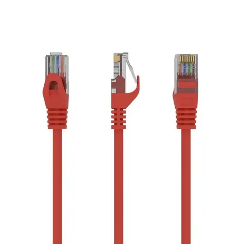 Gembird PP6U-5M CAT6 UPT 5m červená / Patch kábel / 8P8C