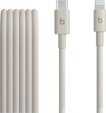 Beats kábel USB-C (M) - Lightning (M) 1.5m šedá / opletený