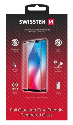 Swissten Ochranné sklo CASE FRIENDLY pre XIAOMI 17 5G čierna