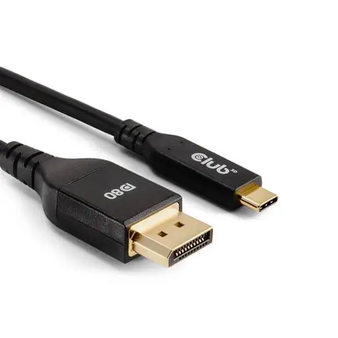Club3D CAC-1559 Kábel USB-C na DisplayPort 2.1 / 10K60Hz / DSC1.2 / UHBR10 / 1m