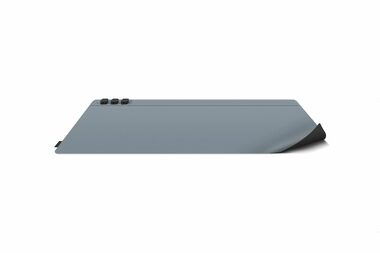 Rozbalené - UNIQ Hagen Inteligentná obojstranná podložka na stôl s magnetickými držiakmi na káble čierno-modrá/682x350x1mm / rozbalené