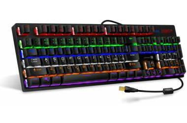 Rozbalené - Connect IT NEO+ (CKB-3591-CS) čierna / Mechanická herná klávesnica / podsvietená / CZ + SK layout / USB / 1.8m / rozbalené