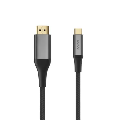 Epico UltraLink HDMI na USB-C kábel EC60 / 4K/60Hz / 2m / opletený kábel a hliníkové konektory / šedá 