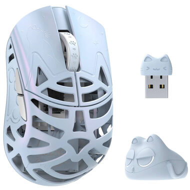 WLMOUSE Beast Miao modrá / bezdrôtová myš / optická / 30000 DPI / 5 tlačidiel / 2.4GHz / USB-C 