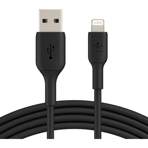 Belkin BOOST CHARGE kábel USB-A na Lightning čierna / 2m
