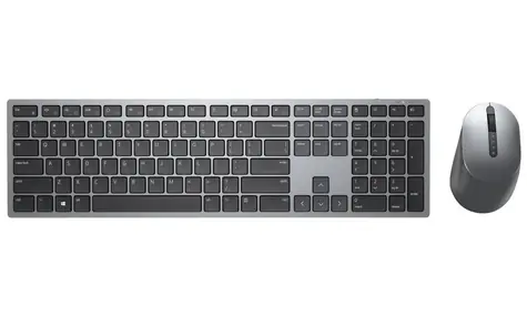 Rozbalené - DELL KM7321W DE šedá / Set bezdrôtovej klávesnice a myši / DE / 2.4GHz / Bluetooth / USB / rozbalené