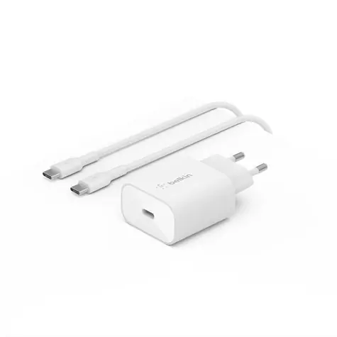 Belkin BOOST CHARGE charger biela / nabíjačka USB-C / 25W / PD / s 1m káblom USB-C
