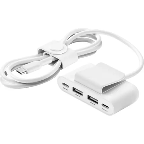 Belkin BOOST CHARGE USB Hub biela / 2x USB-C / 2x USB-A / 30W / s 2m káblom USB-C